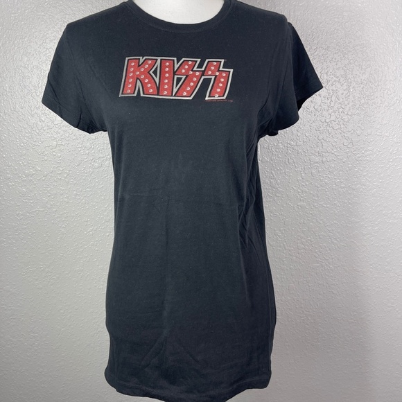 Vintage Vinyl KISS Black t-shirt XL - Picture 2 of 10